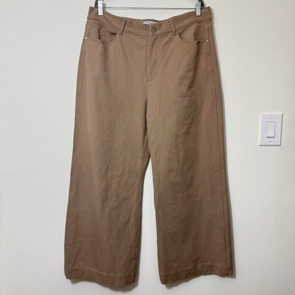 M.M. Lafleur The Milo Wide Leg Jeans Size 16 Eco Better Than Denim Stretch - Picture 2 of 7